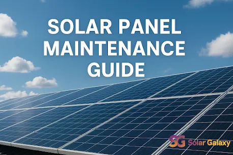 maintenance guide for solar panels